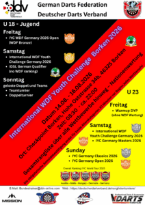 International WDF Youth Challenge Borken - Plakat Deutsch